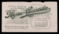 view Byno-Cascada : a tonic laxitive and digestive : June 1905.