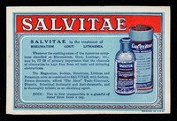 view Salvitae in treatment of rheumatism gout lithaemia.