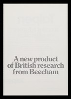 view A new product of British research from Beecham : Talpen a major advance on ampicillin.