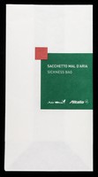 view Saccheto mal d'aria = sickness bag : / Air One, Alitalia.