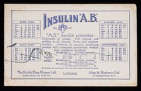 view Insulin 'A.B.'.