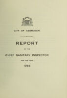 view [Report 1955-1956] / Chief Sanitary Inspector, Aberdeen City.