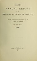 view [Report 1928] / Medical Officer of Health, Aberdeen County Council.