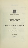 view [Report 1950] / Medical Officer of Health, Aberdeen County Council.