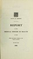 view [Report 1951] / Medical Officer of Health, Aberdeen County Council.