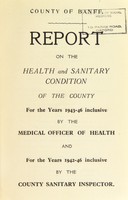 view [Report 1943-1946] / Medical Officer of Health, Banff County Council.