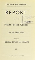 view [Report 1948] / Medical Officer of Health, Banff County Council.
