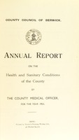 view [Report 1953] / Medical Officer of Health, Berwick County Council.