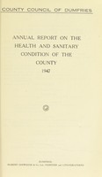 view [Report 1947] / Medical Officer of Health, Dumfries County Council.