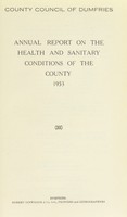 view [Report 1953] / Medical Officer of Health, Dumfries County Council.