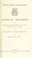 view [Report 1936] / Medical Officer of Health, Dunbarton County Council.