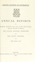 view [Report 1946] / Medical Officer of Health, Dunbarton County Council.