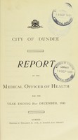 view [Report 1930] / Medical Officer of Health, Dundee City.