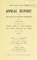 view [Report 1948] / Medical Officer of Health, East Lothian County Council.