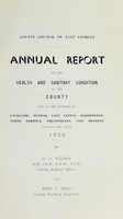 view [Report 1956] / Medical Officer of Health, East Lothian County Council.