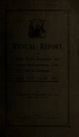 view [Report 1921] / Medical Officer of Health, Edinburgh City.