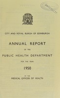 view [Report 1950] / Medical Officer of Health, Edinburgh City.