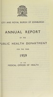 view [Report 1959] / Medical Officer of Health, Edinburgh City.