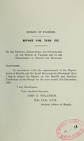 view [Report 1937] / Medical Officer of Health, Falkirk Burgh.