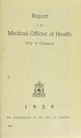 view [Report 1959] / Medical Officer of Health, Glasgow.