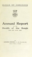 view [Report 1936] / Medical Officer of Health, Greenock Burgh.