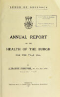 view [Report 1946] / Medical Officer of Health, Greenock Burgh.