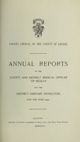 view [Report 1930] / Medical Officer of Health, Lanark County Council.