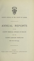 view [Report 1933] / Medical Officer of Health, Lanark County Council.