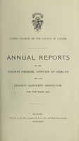 view [Report 1934] / Medical Officer of Health, Lanark County Council.