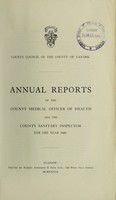 view [Report 1938] / Medical Officer of Health, Lanark County Council.