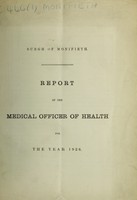 view [Report 1926] / Medical Officer of Health, Monifieth Burgh.