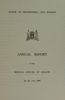 view [Report 1965] / Medical Officer of Health, Motherwell & Wishaw.