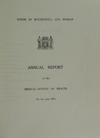 view [Report 1971] / Medical Officer of Health, Motherwell & Wishaw.