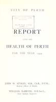 view [Report 1949] / Medical Officer of Health, Perth City.