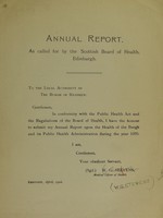 view [Report 1920] / Medical Officer of Health, Renfrew Burgh.