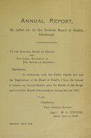 view [Report 1923] / Medical Officer of Health, Renfrew Burgh.
