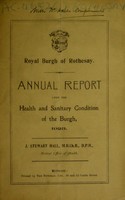 view [Report 1923] / Medical Officer of Health, Rothesay Royal Burgh.