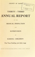 view [Report 1949] / School Health Service, Banff County Council.