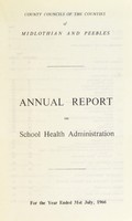 view [Report 1966] / School Health Service, Midlothian & Peebleshire.