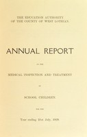 view [Report 1929] / School Health Service, West Lothian County Council.