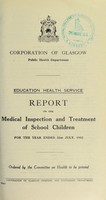 view [Report 1942] / School Medical Officer of Health, Glasgow.