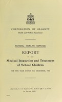 view [Report 1966] / School Medical Officer of Health, Glasgow.