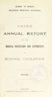 view [Report 1911-1912] / School Medical Officer of Health, Lanark County Council.