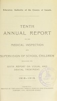 view [Report 1918] / School Medical Officer of Health, Lanark County Council.