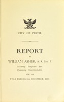 view [Report 1930] / School Medical Officer of Health, Perth City.