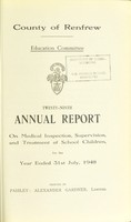 view [Report 1948] / School Medical Officer of Health, Renfrew County Council.