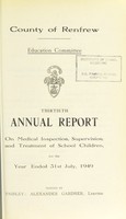 view [Report 1949] / School Medical Officer of Health, Renfrew County Council.