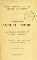 view [Report 1930] / School Medical Officer of Health, Stirling County Council.