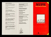 view AIDS and the workplace / NUPE Public Service Workers.