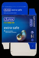 view Durex : now easy-on : extra safe : 3 spermicidally lubricated condoms / SSL International.